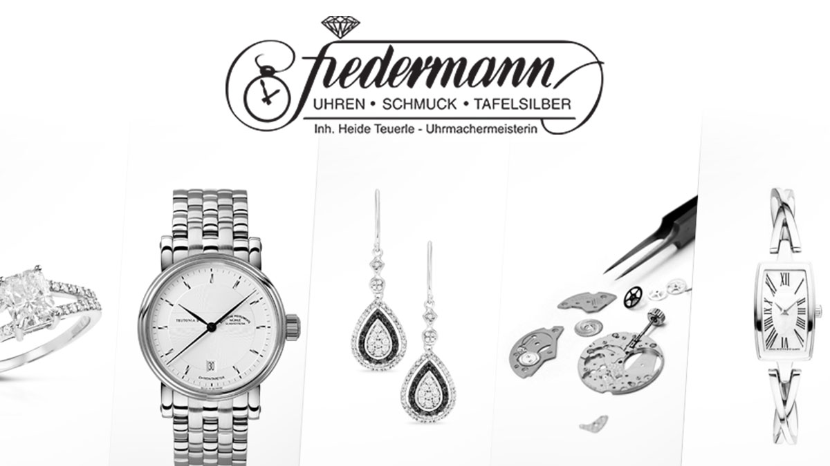 Bild von der Webseite von Uhren & Schmuck Karin Fiedermann Uhrengeschäft
